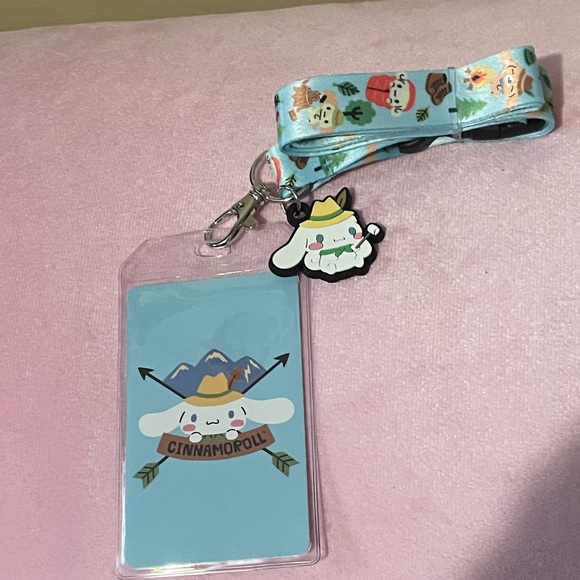 2/$20 Sale! Cinnamon roll camp lanyard new! - Picture 1 of 4